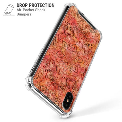 Orange Zen iPhone XS Max Clear Case